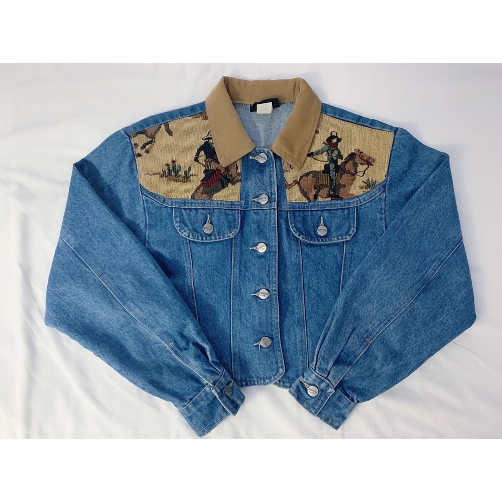 Vintage RoughRider Denim Jacket By Circle T